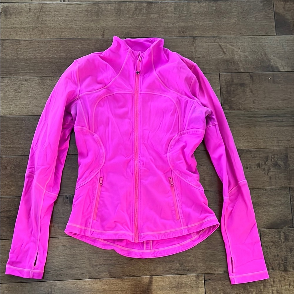 Lululemon Hot Pink Define Jacket